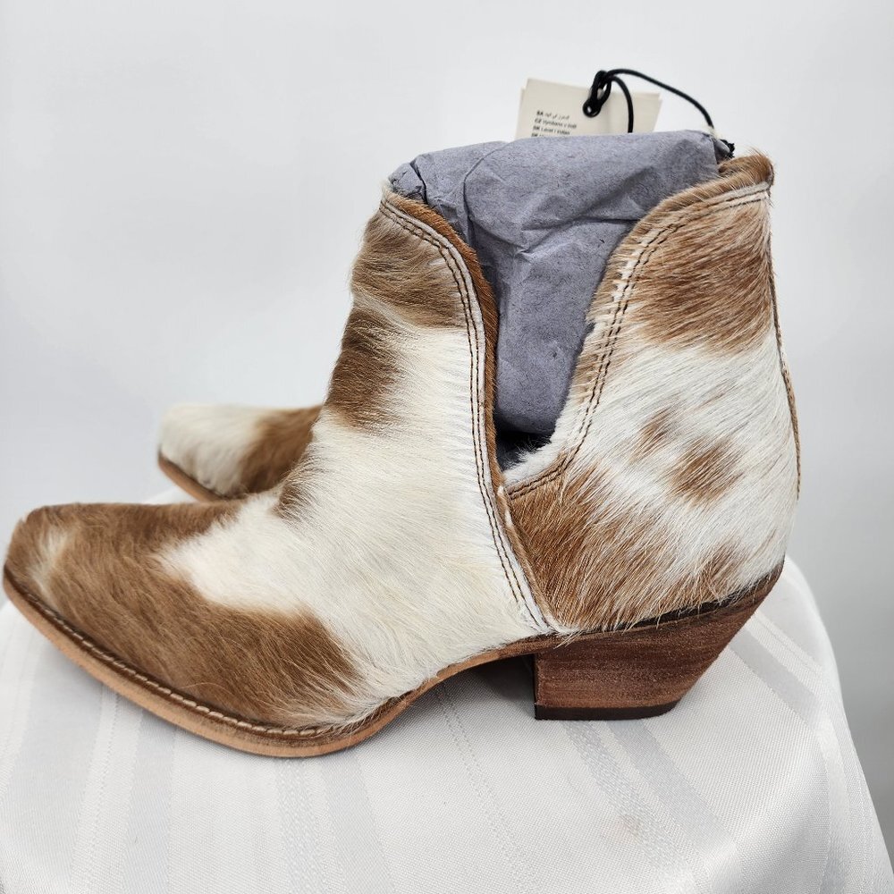 MYRA BAG Sunset Bloom Hair On Shortie Split  Cowboy Boots  6-10 NWT - Picture 5 of 11